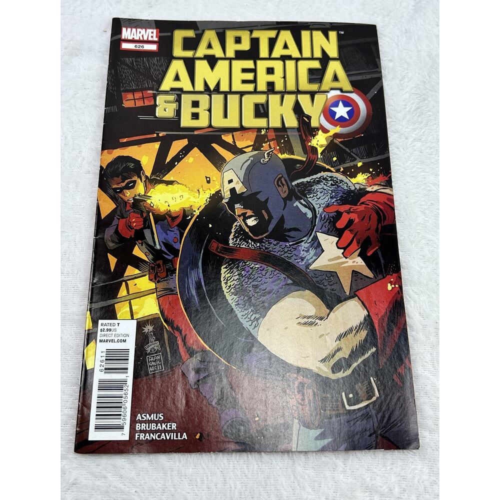 Captain‎ America & Bucky #626 Marvel Comics 2011 Ed Brubaker Francesco